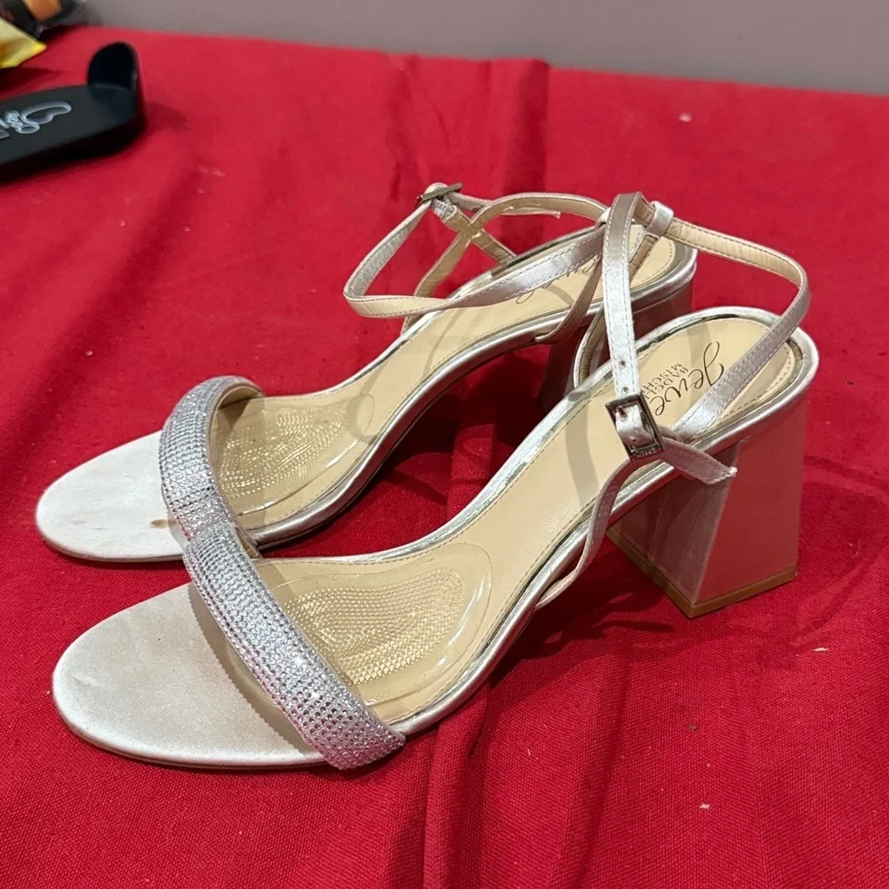 Elegant pinkish and Silver Women's Heels